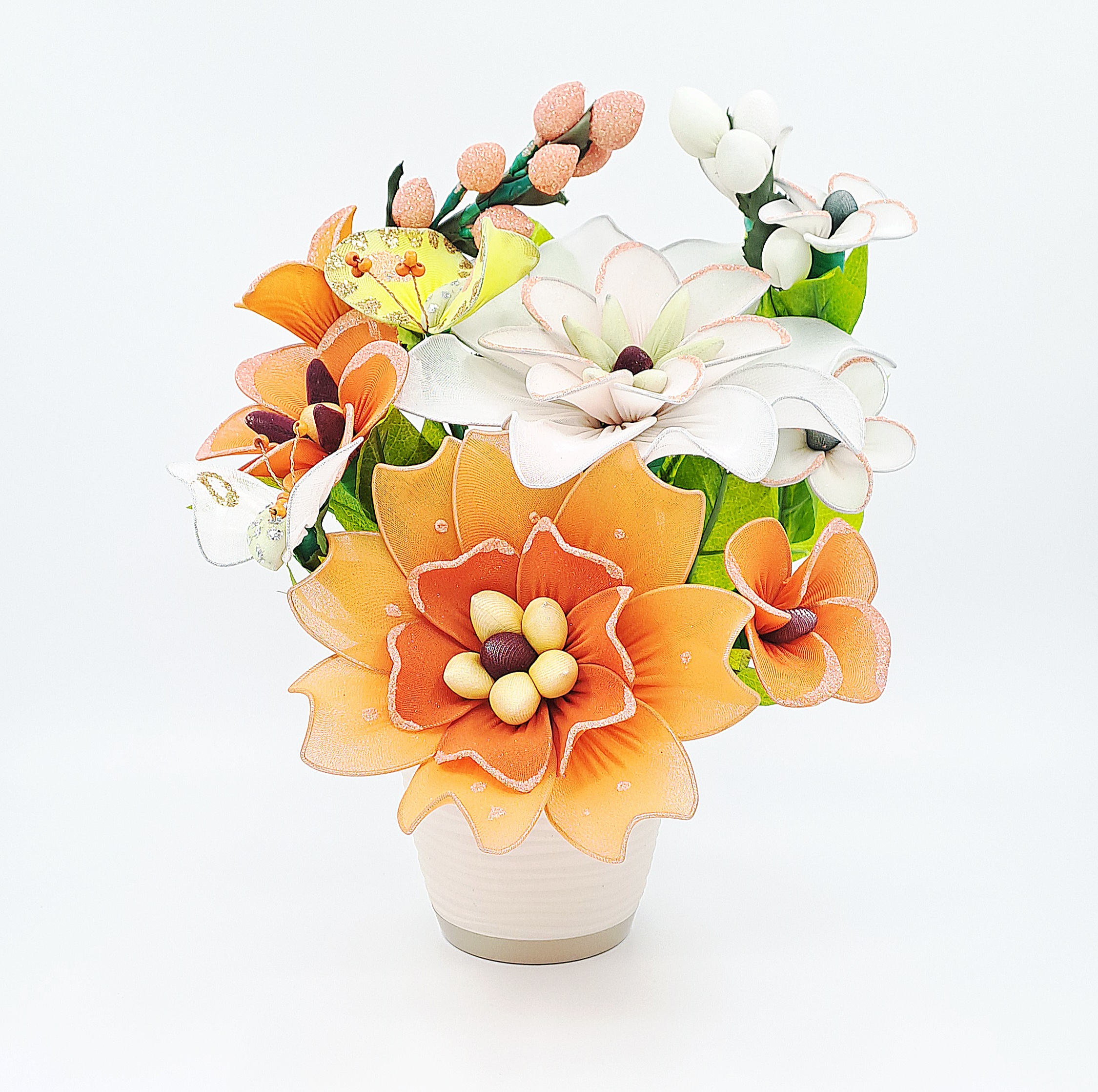 Bouquet de fleurs artisanal – fait main en Tunisie