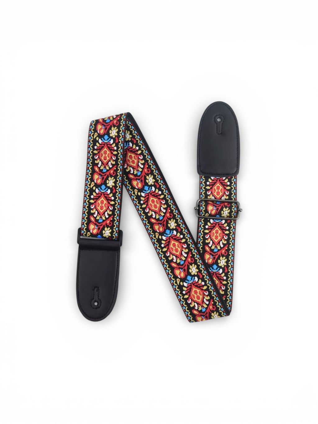 Gitarrengurt mit Blumenmuster