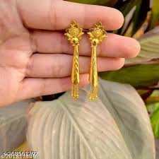 Elegant Gold Drop Earrings