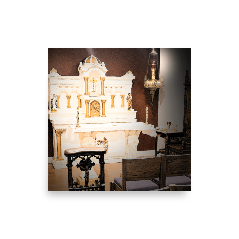 St. Gabriel Chapel Poster - Iowa Catholic Radio