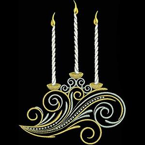 Broderies numériques 12 motifs de noël Format HUS