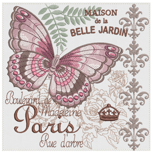 Broderies numeriques Pack mini Papillons Format PES