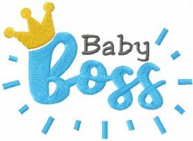 Broderie numérique logo Baby Boss Format PES