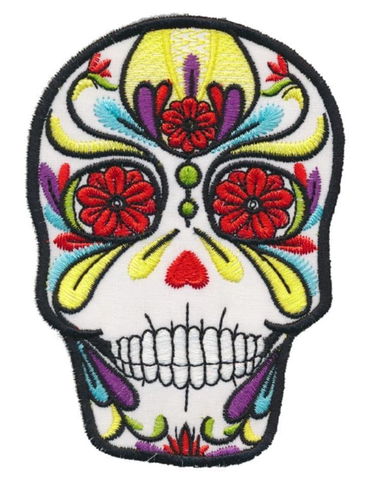 Broderie numérique Motifs Tète de mort mexicains Format JEF,PES