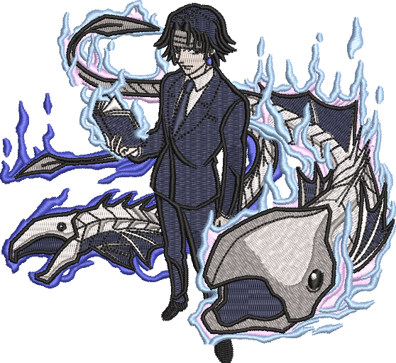 Broderie numérique animé chrollo lucifer Format PES,DST,JEF,VIP,HUS,VP3