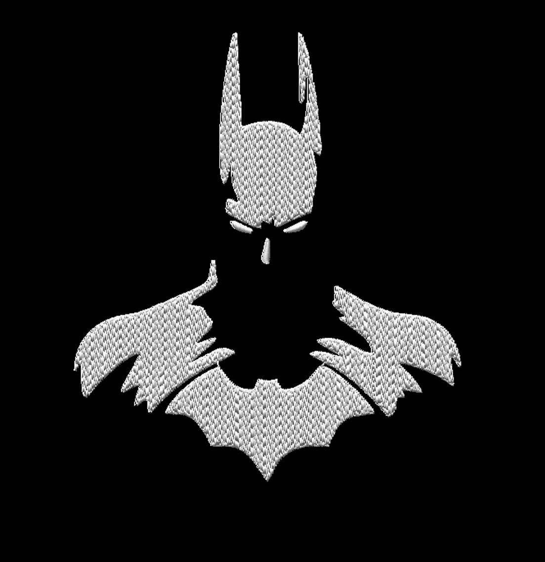 Broderie numérique BATMAN Formats PES,DST,JEF,EXP,HUS