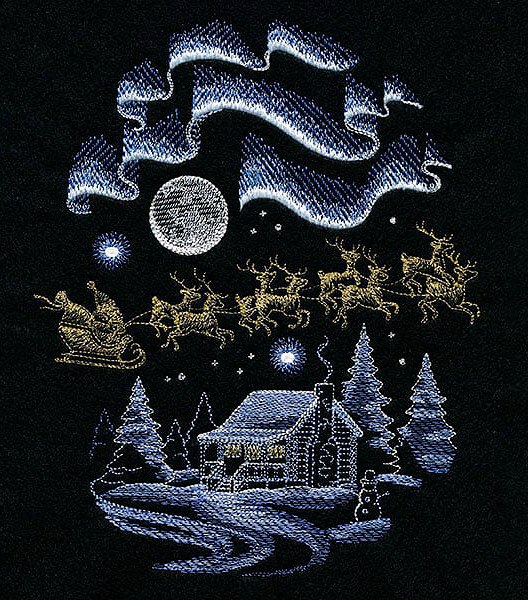 Broderie numérique Motif Noel Format JEF