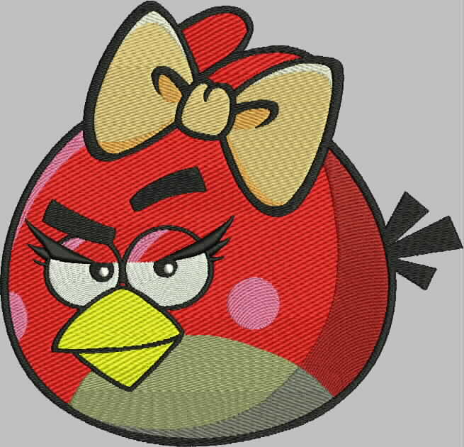 Broderies numériques Angry Birds Format PES ,EMB,DST