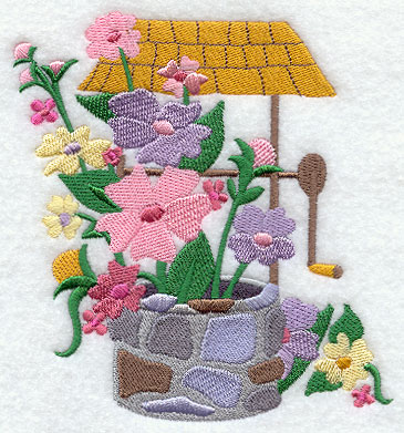 Broderies numériques Motifs Fleurs stylées Format PES