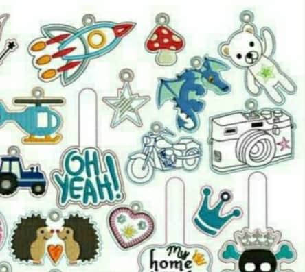 Broderies numeriques pack PATCH COOL formats DST,EXP,PES,JEF