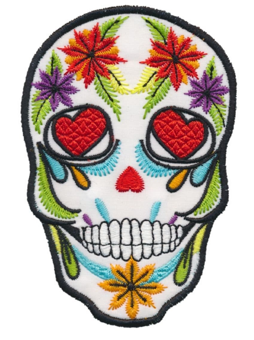 Broderie numérique Motifs Tète de mort mexicains Format JEF,PES
