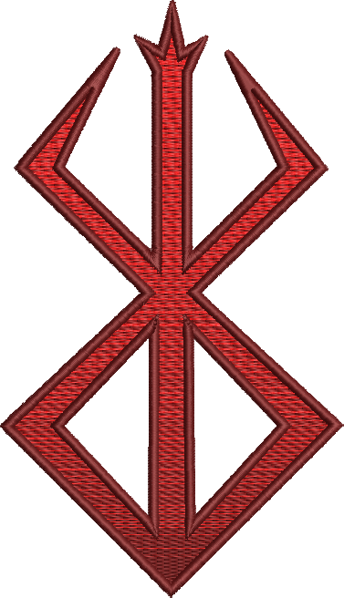 Broderie numérique Animé Berserk logo Format PES,DST,HUS,JEF,VP3 