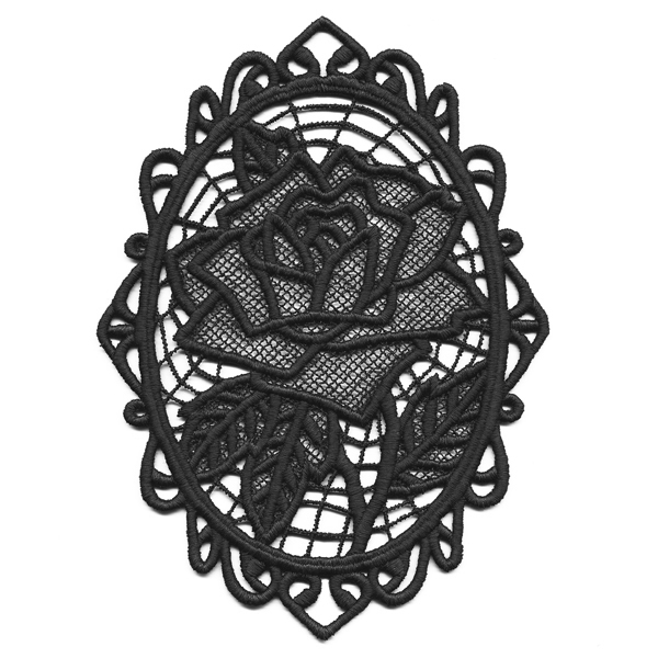Pack de broderies numériques richelieu gothique en format DST