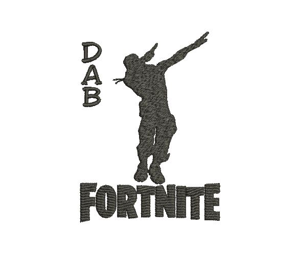 Broderie numerique FORTNITE  Formats PES,DST,JEF,HUS,XXX,EXP,VP3,VIP