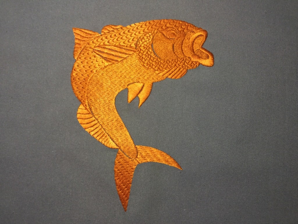 Broderie numérique Motif Poisson Format PES