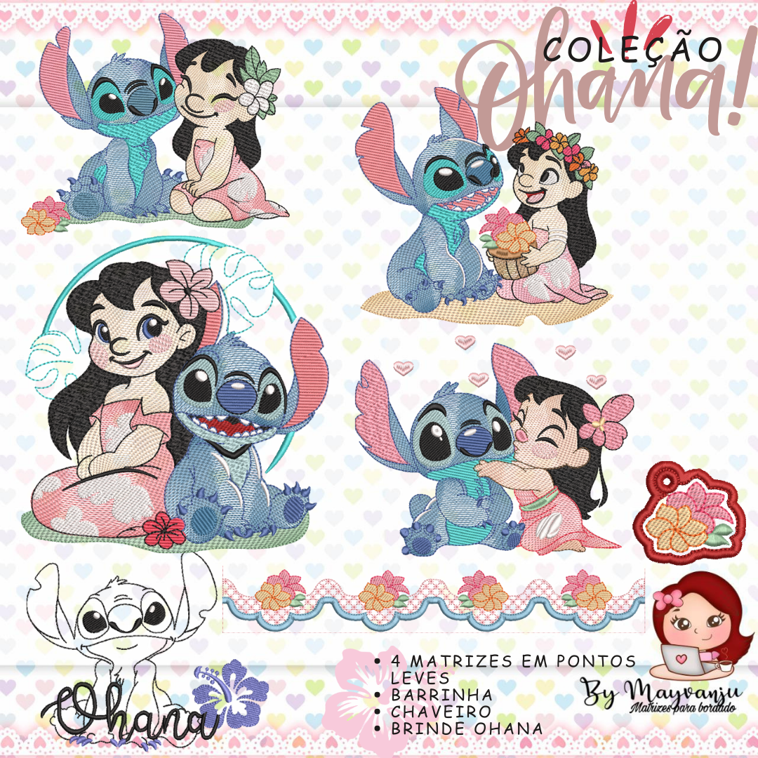 Broderie numérique  PERSONNAGE STITCH Formats PES,JEF,DST,HUS,EXP,VIP,VP3,XXX
