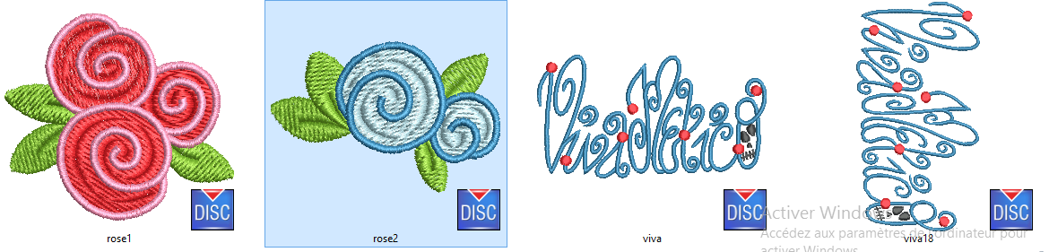 Broderies numériques Frida thème Format PES,JEF,JEF+,HUS,EXP,DST,XXX