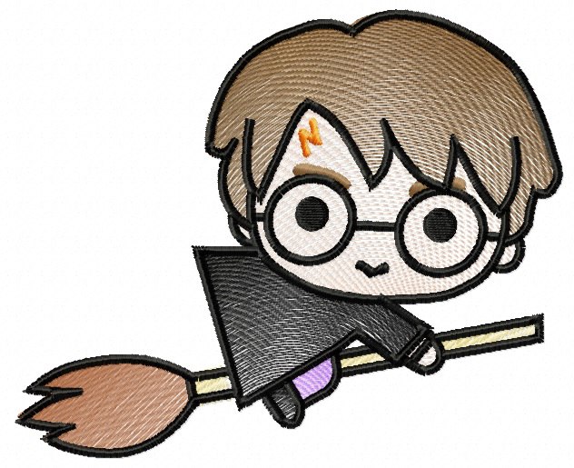 Broderie numerique Motif Harry Potter Format PES