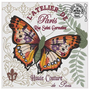 Broderies numeriques Pack mini Papillons Format PES