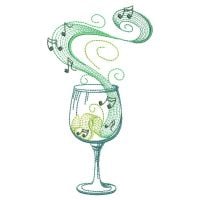 Broderie numérique Motifs Musique et instruments Format PES