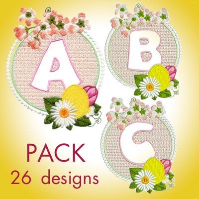 Broderie numérique fleuri enfants Format PES