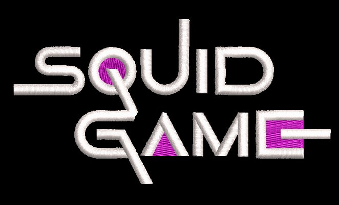Broderie numérique Squid Game LOGO Format DST,EMB