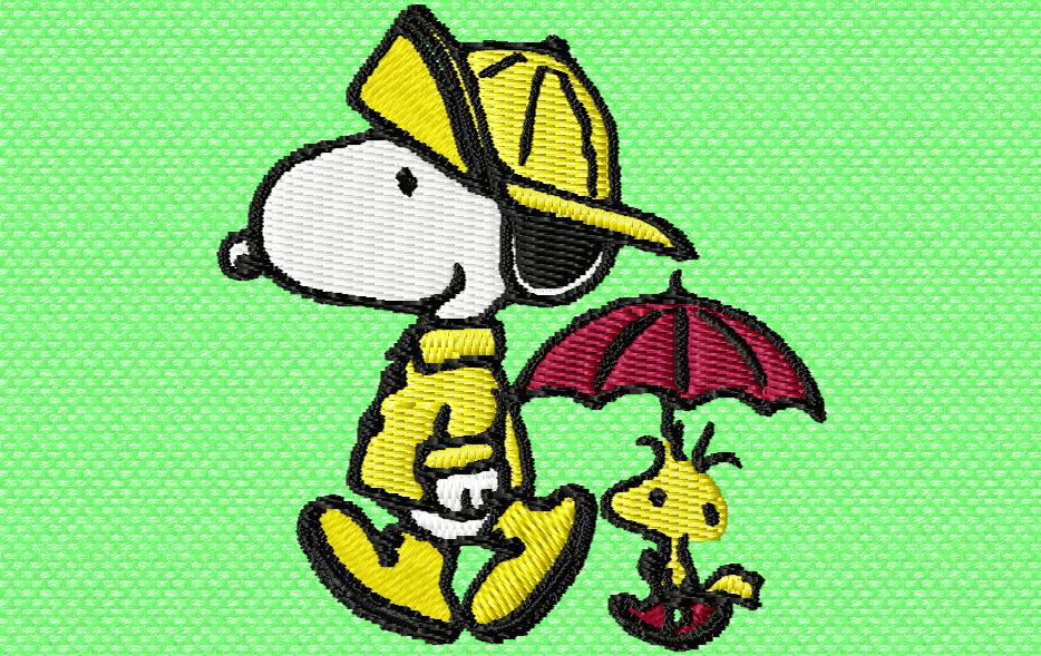Broderie numérique -snoopy format PES,JEF,HUS,VIP,VP3