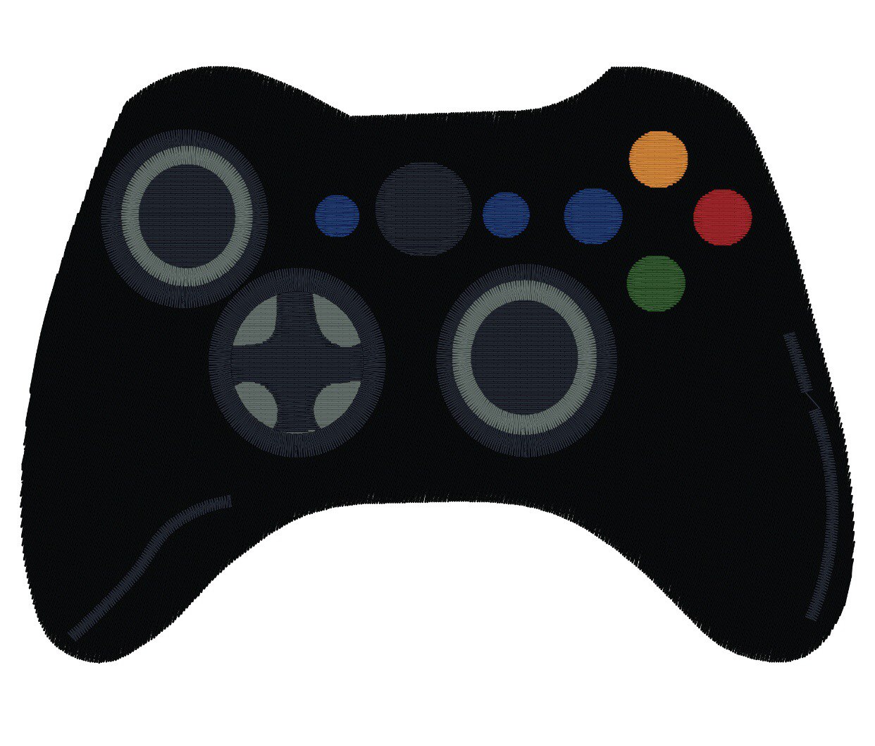 Broderie numérique Motif Manette de jeux Formats PES,JEF,DST,HUS,EXP,XXX