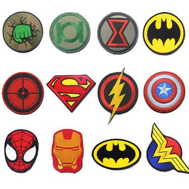 Broderie numérique Logo Marvel+DC FORMAT PES