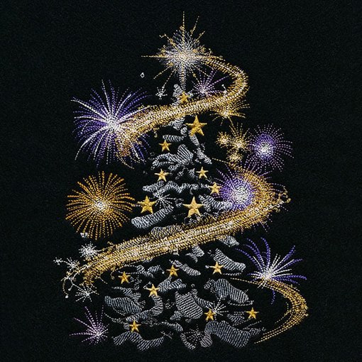 Broderie numerique Motif Noel Format JEF