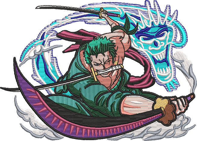 Broderie numérique Animé Zorro Formats PES,JEF,DST,HUS,VIP,VPS