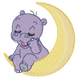 Broderies numériques Motifs animaux pour enfants Format PES