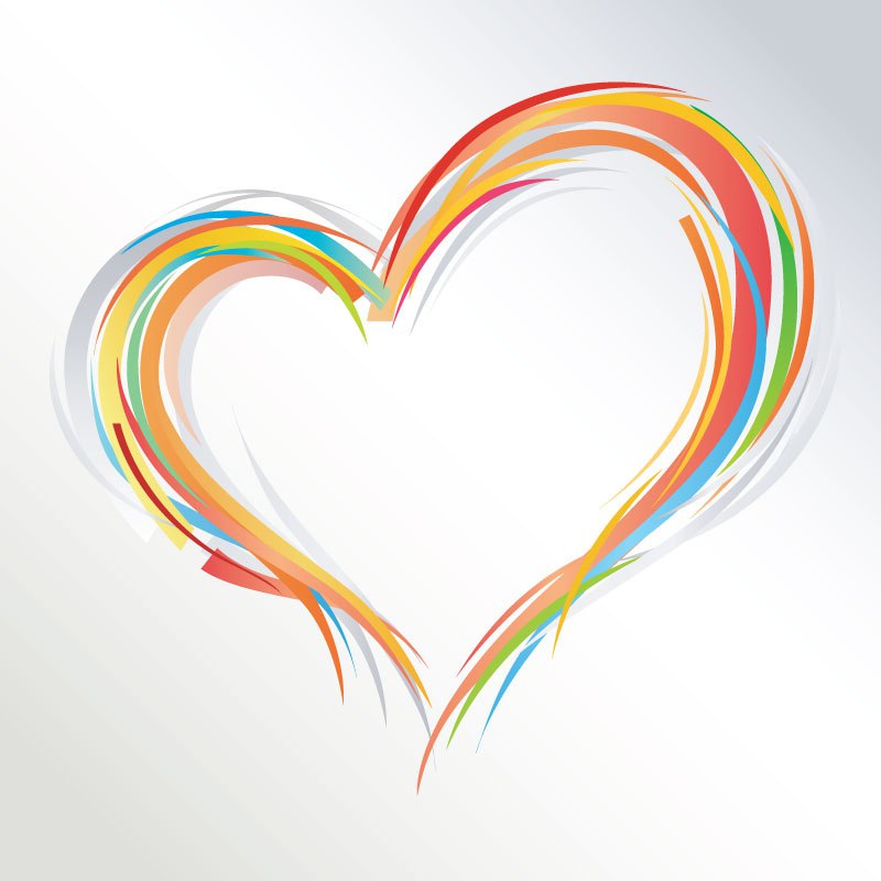 Broderie numérique Cœur stylé Formats PES,JEF,DST,XXX,EXP,HUS