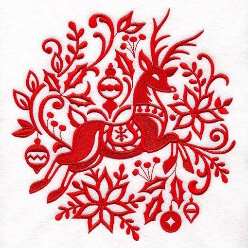 Broderie numerique Motif Noel Format PES