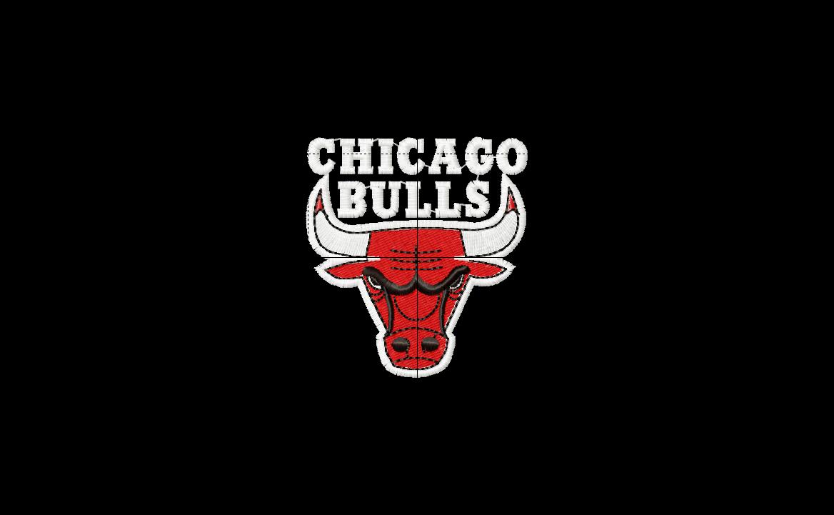 Broderie numérique Logo Chicago Bulls Basket Format PES