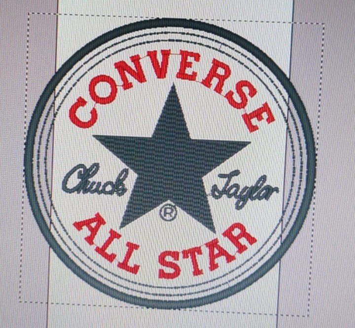 Broderie numérique logo Converse Format PES