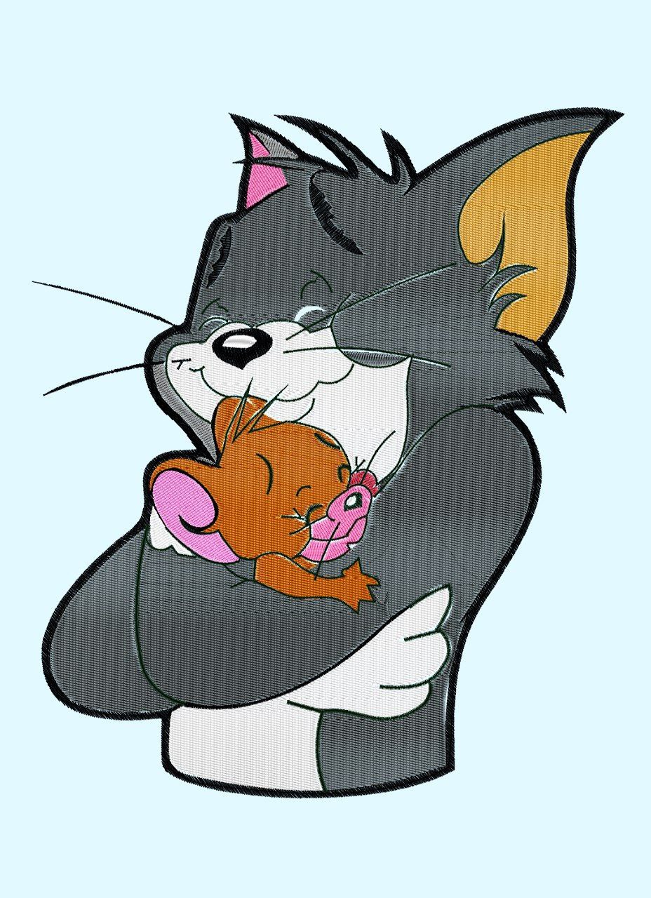 Broderie numérique TOM ET JERRY Format DST