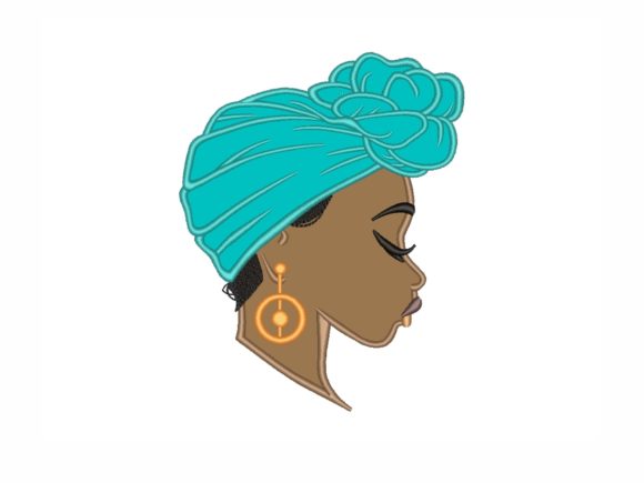 Broderie numérique Motif Femmes Africaines Formats PES,DST,JEF,HUS,EXP,XXX,VIP,VP3