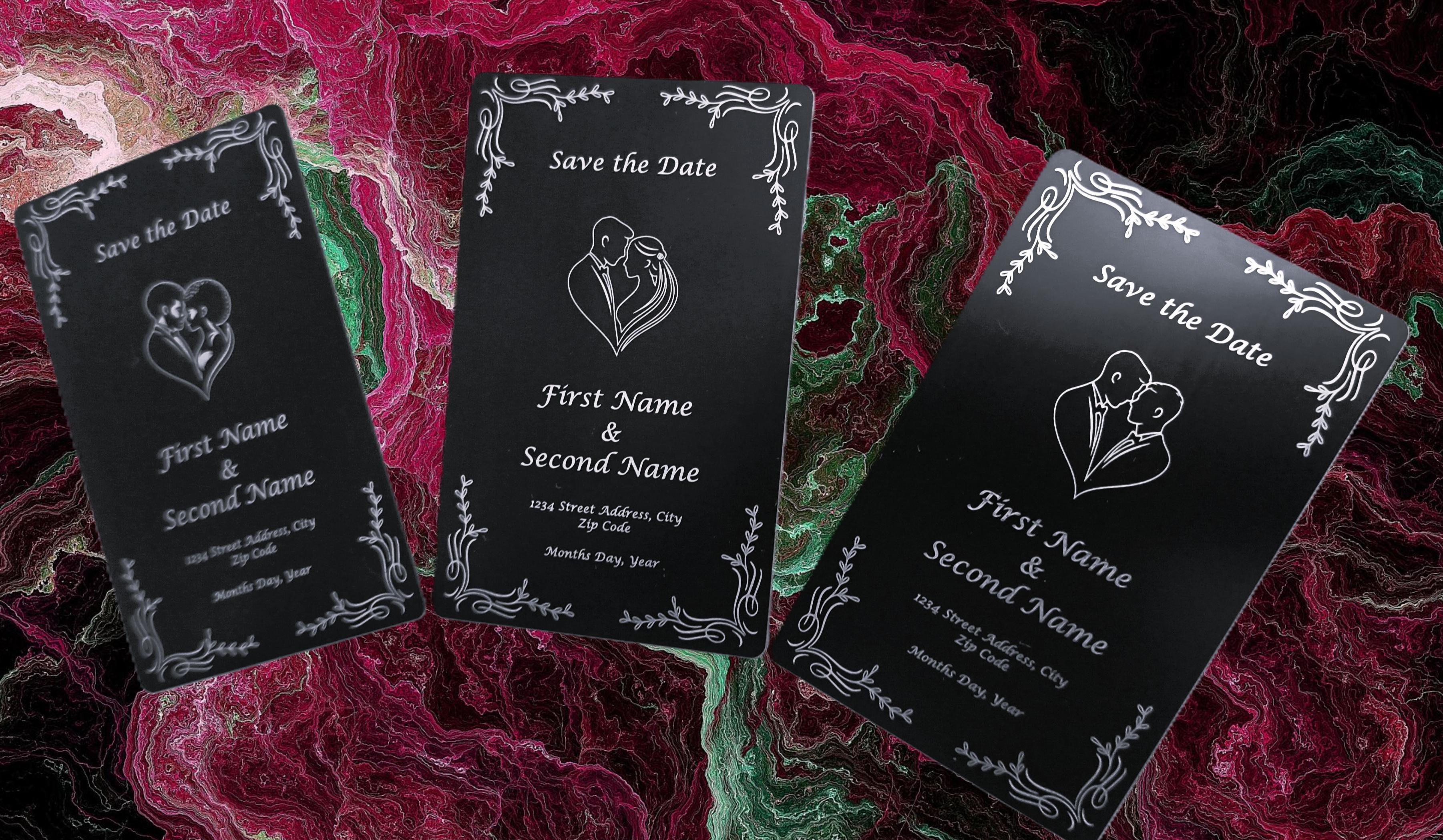 3.4" x 2.15" Magnetic Cards 0.41MM THICK