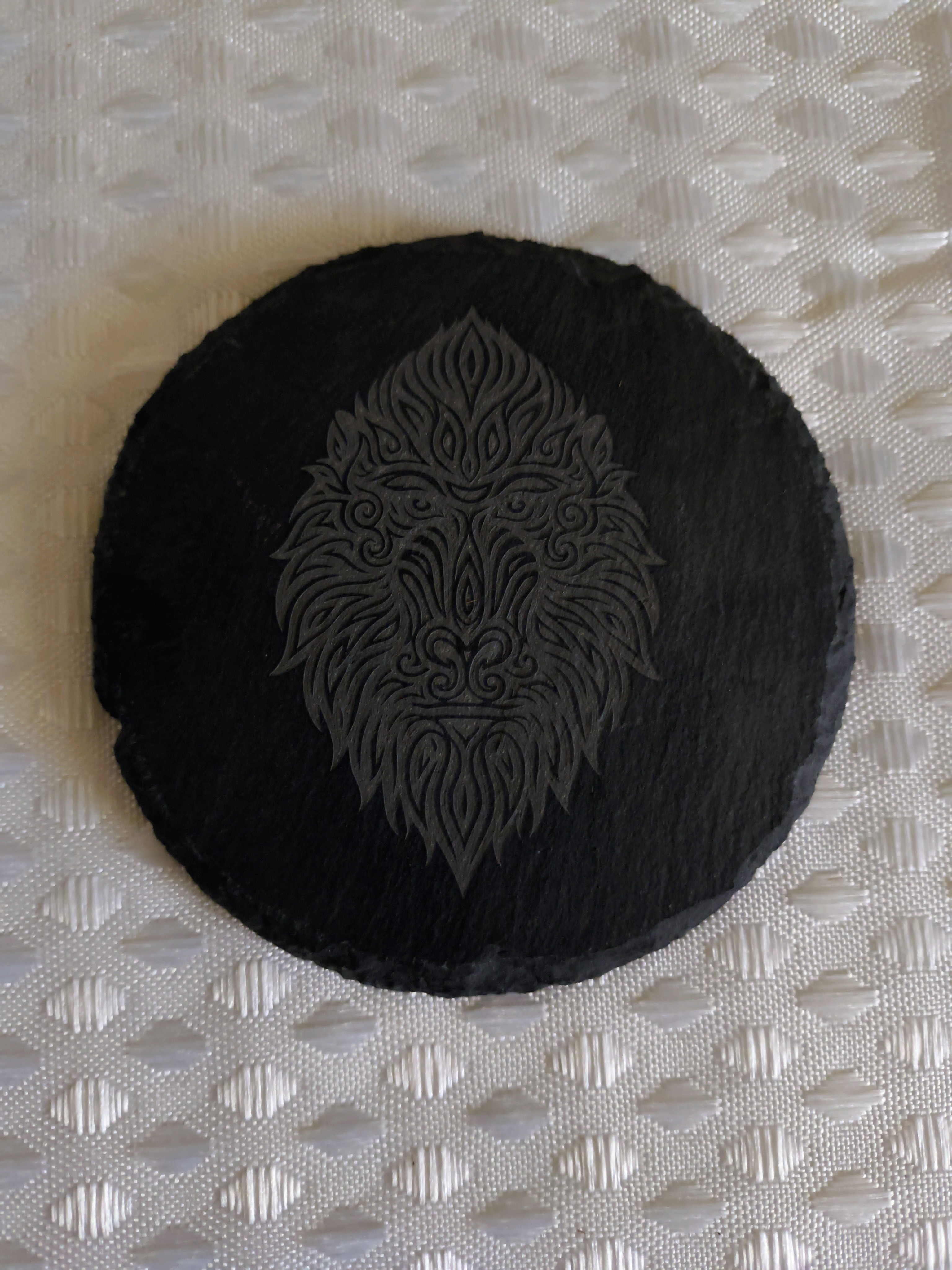 Engraved Slate Coasters (Pack of 4)
