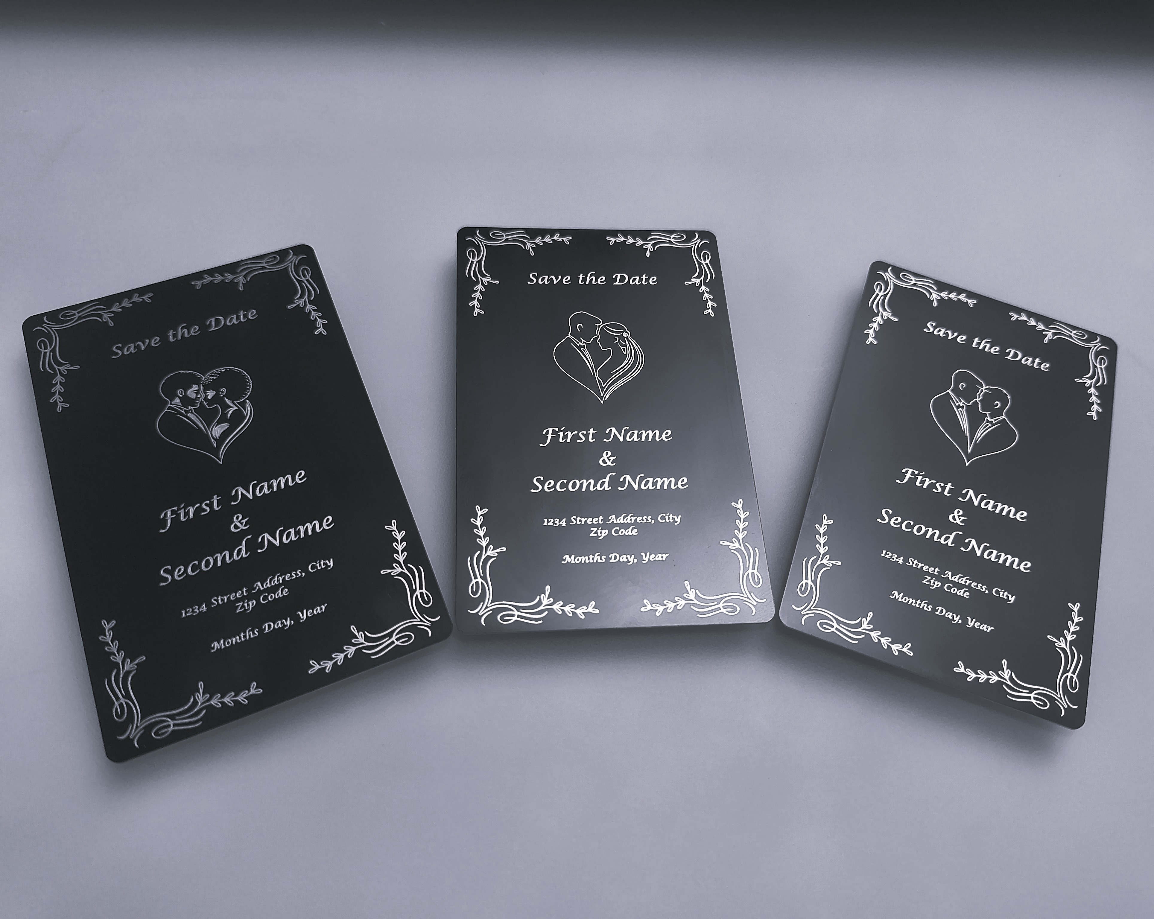 3.4" x 2.15" Magnetic Cards