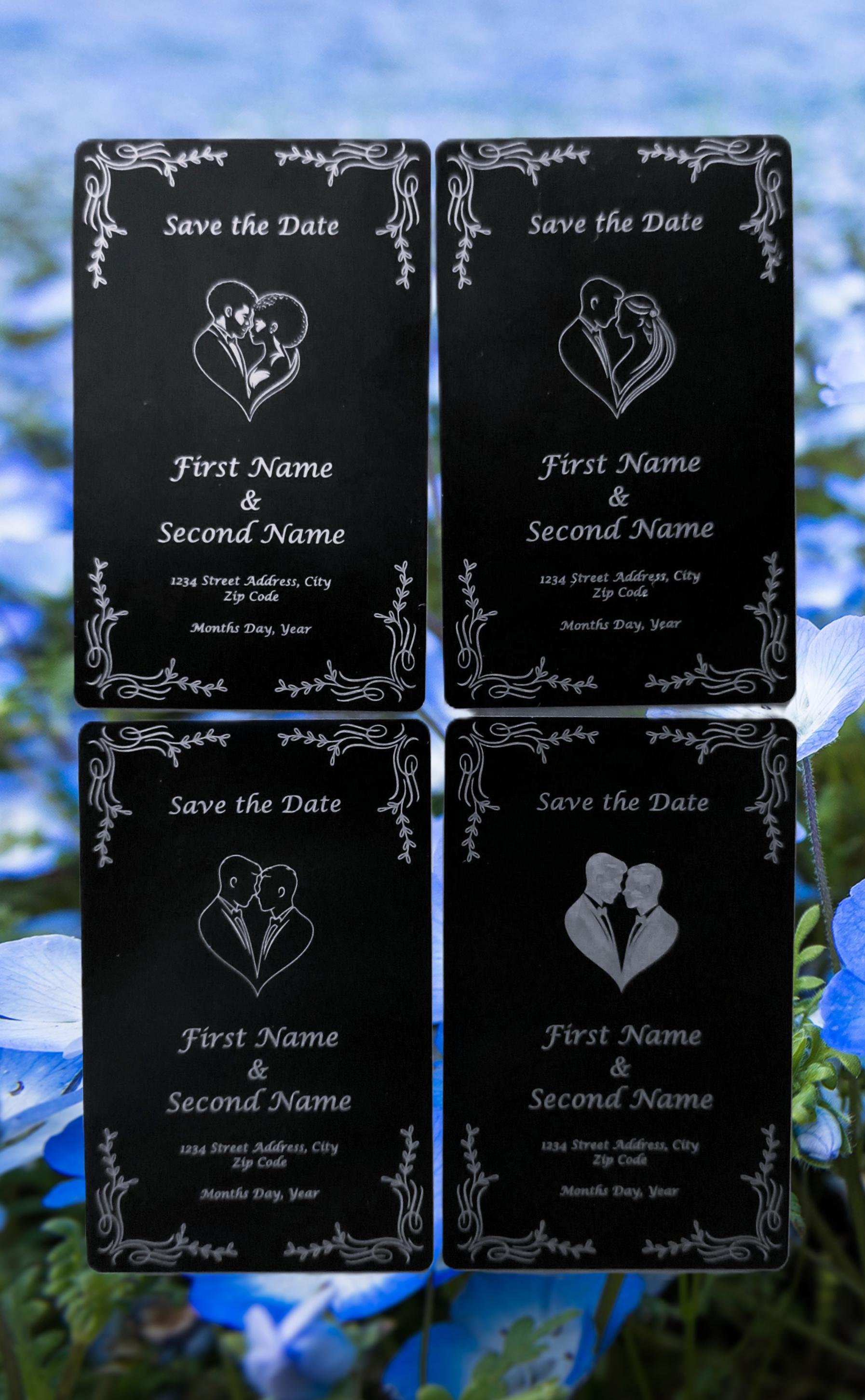 3.4" x 2.15" Magnetic Cards 0.41MM THICK