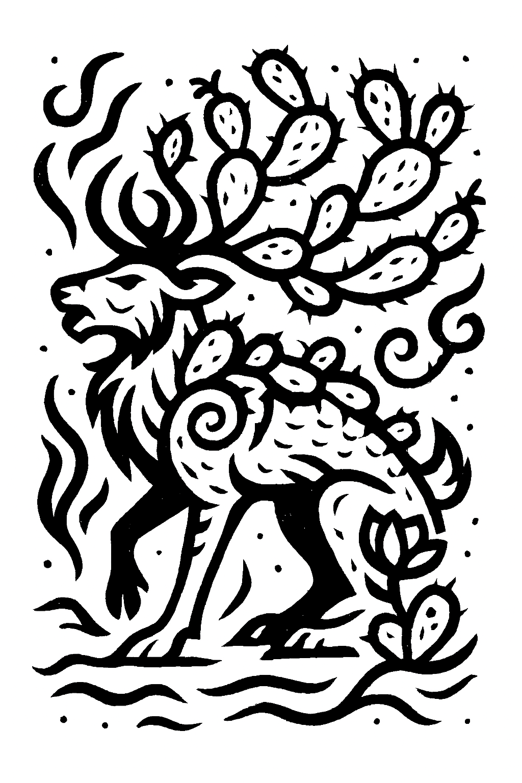 Mythical Art Designs for Slate Coasters (Pack of 4) – Mix & Match or All Same Design