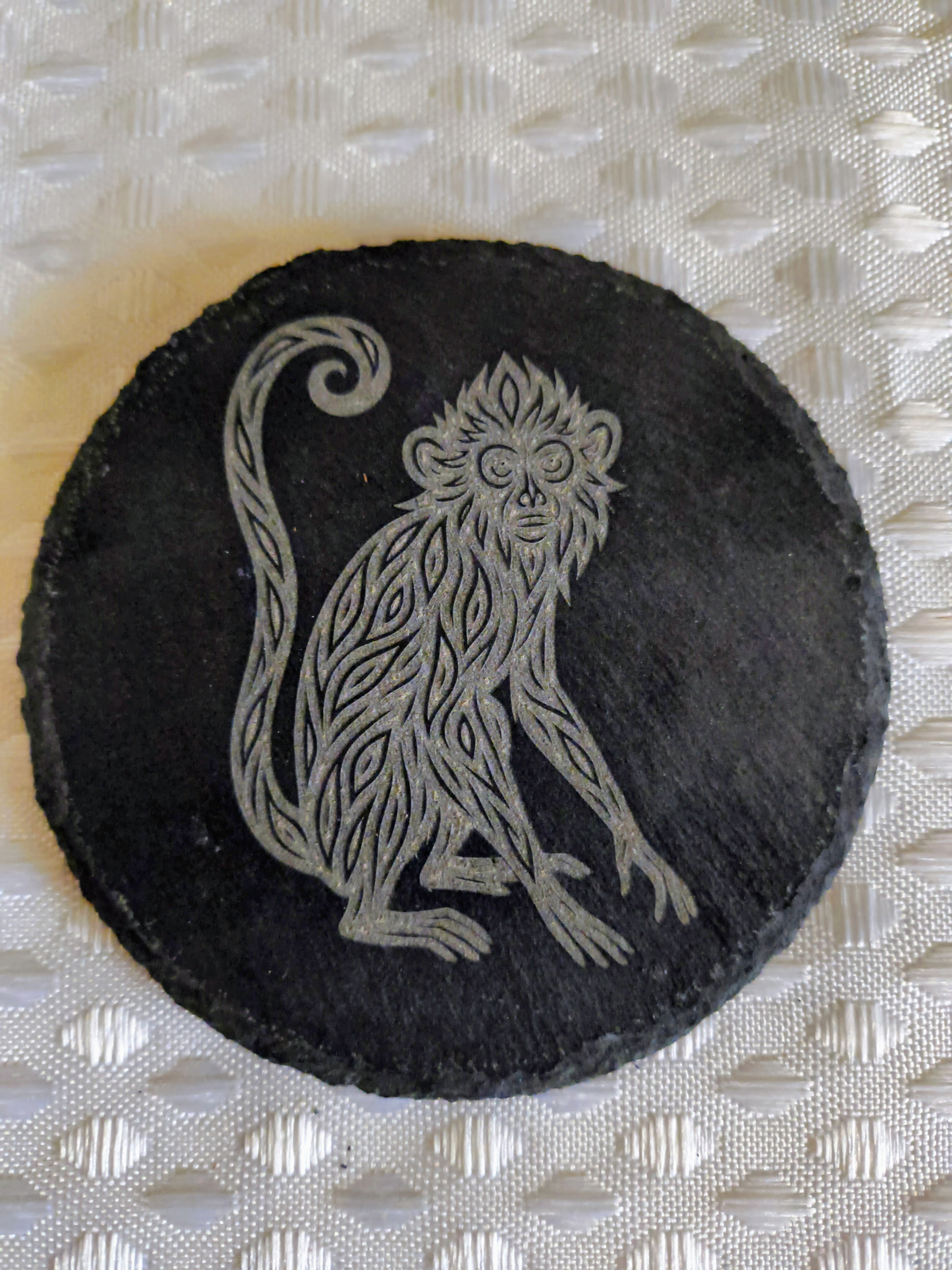 Engraved Slate Coasters (Pack of 4)