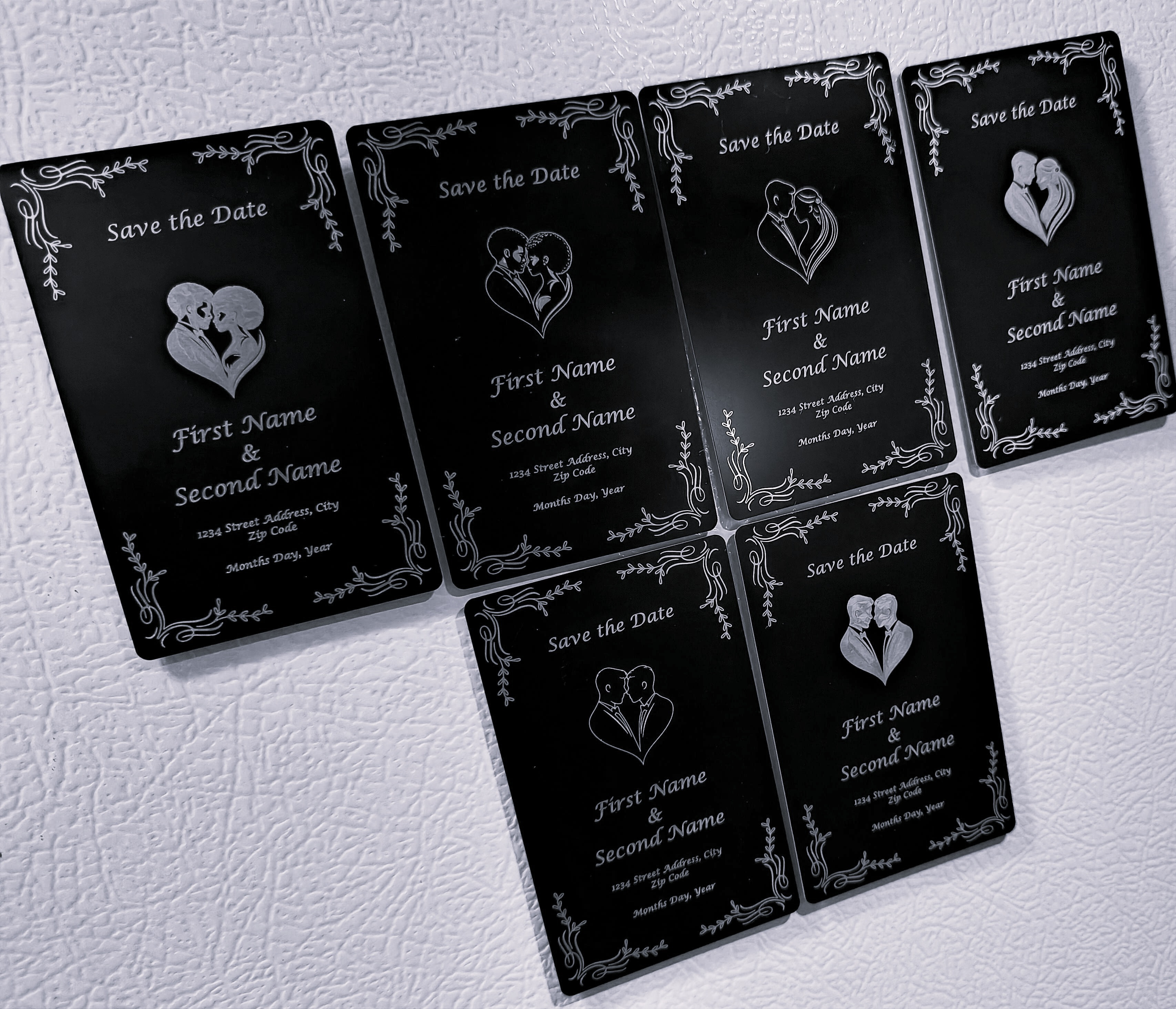 3.4" x 2.15" Magnetic Cards