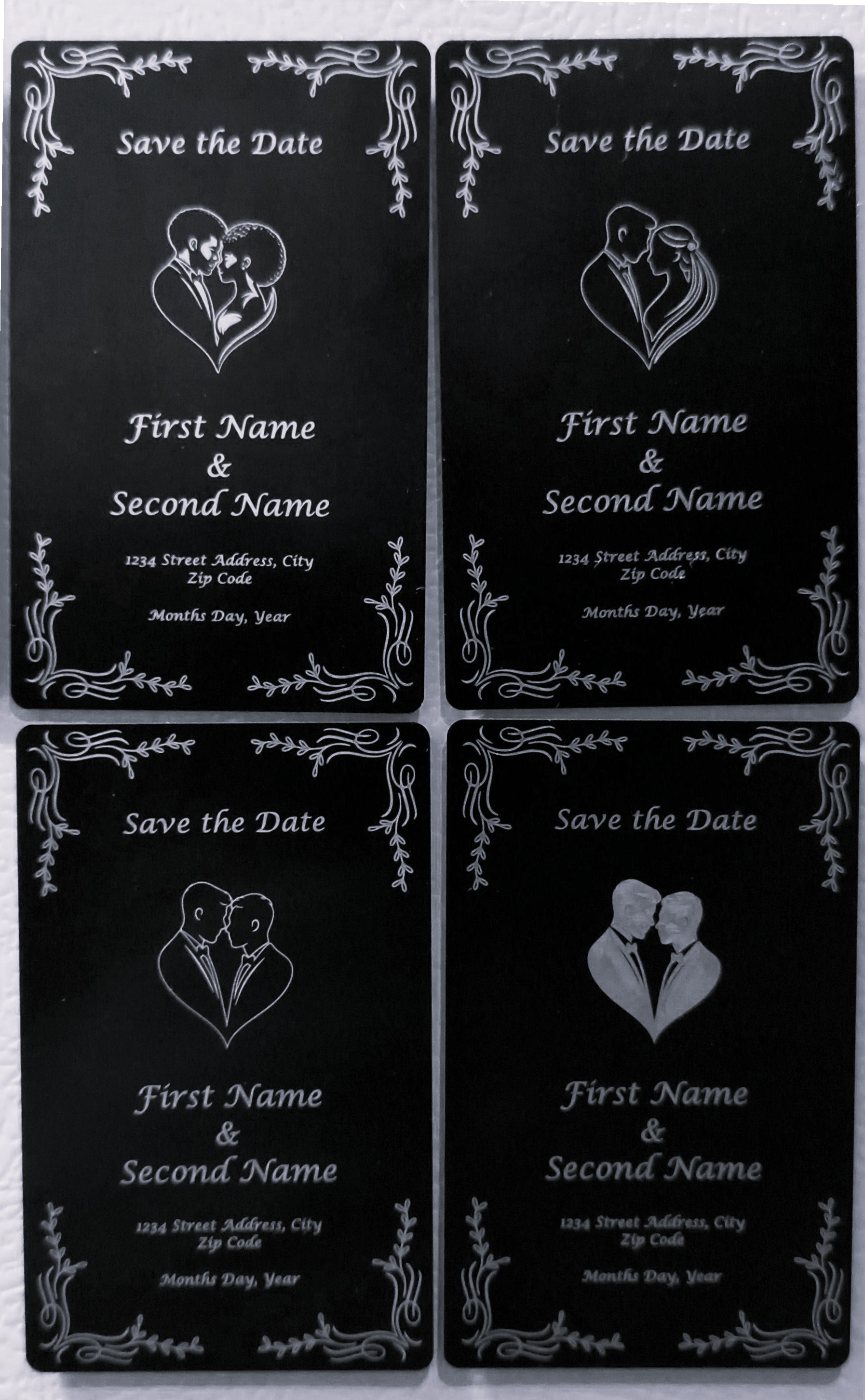 3.4" x 2.15" Magnetic Cards