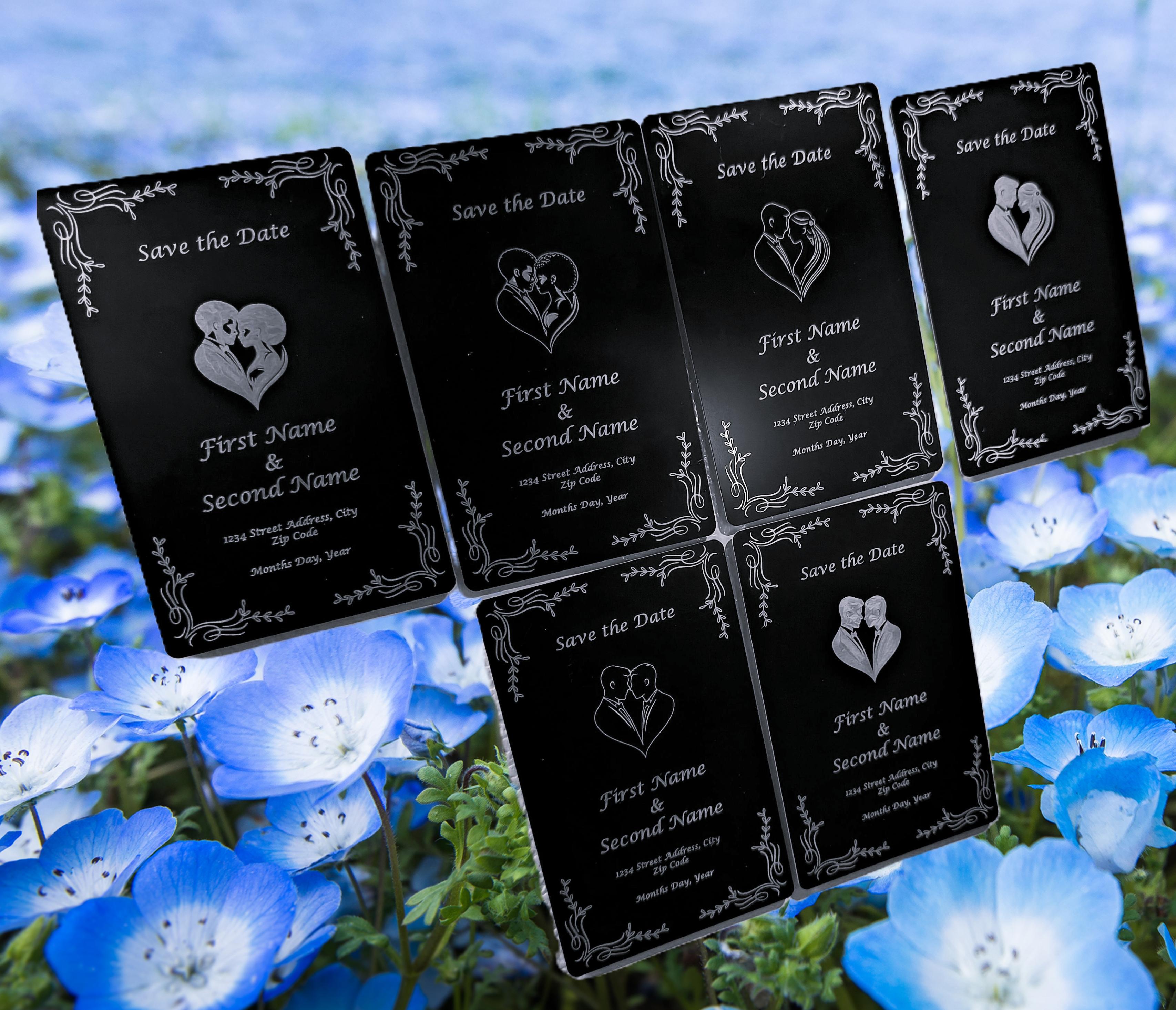 3.4" x 2.15" Magnetic Cards 0.41MM THICK