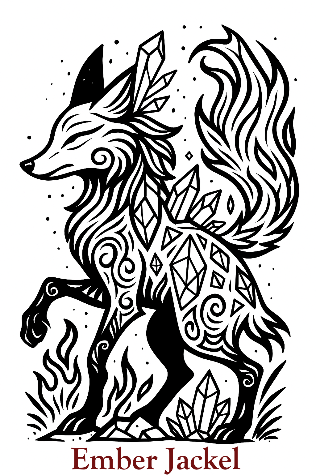 Mythical Art Designs for Slate Coasters (Pack of 4) – Mix & Match or All Same Design