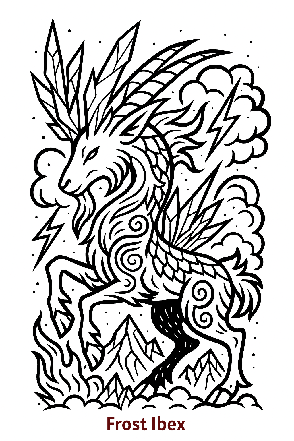 Mythical Art Designs for Slate Coasters (Pack of 4) – Mix & Match or All Same Design