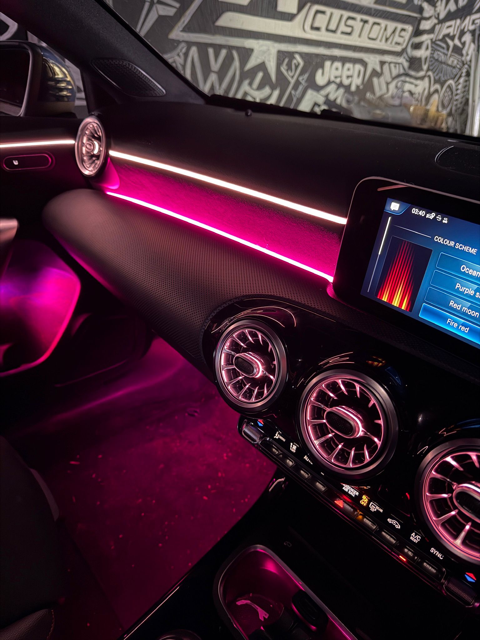 Full OEM Ambient Lighting Upgrade – A-Class